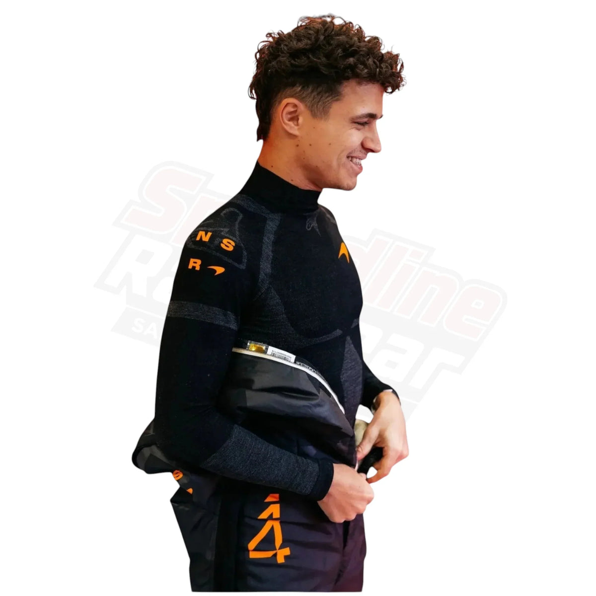 McLaren 2025 F1 Lando Norris Suit – Side View